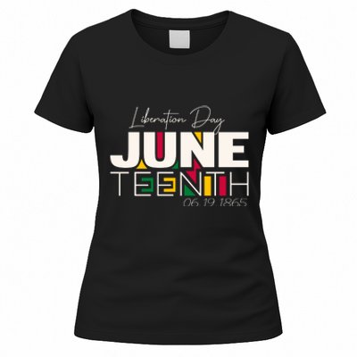 Liberation Day Juneteenth Commemorative Graphic Women's T-Shirt