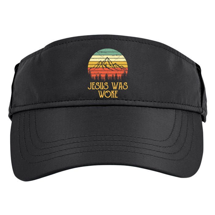 Liberal Democrat Jesus Was Woke Christian Adult Drive Performance Visor