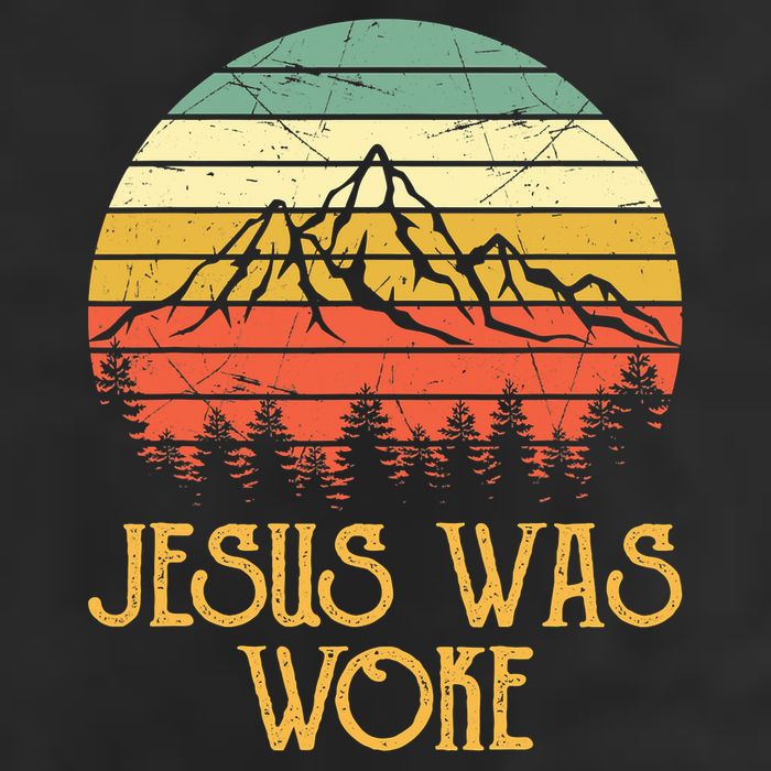 Liberal Democrat Jesus Was Woke Christian Adult Drive Performance Visor