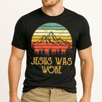 Liberal Democrat Jesus Was Woke Christian Cooling Performance Crew T-Shirt