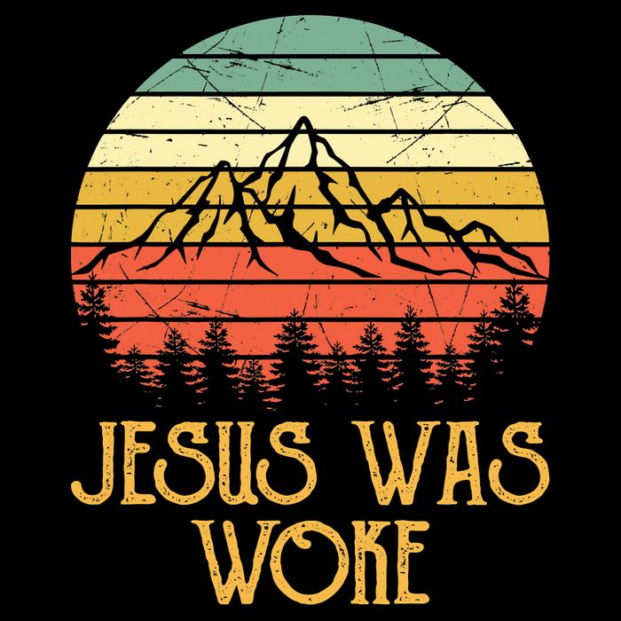 Liberal Democrat Jesus Was Woke Christian Cooling Performance Crew T-Shirt