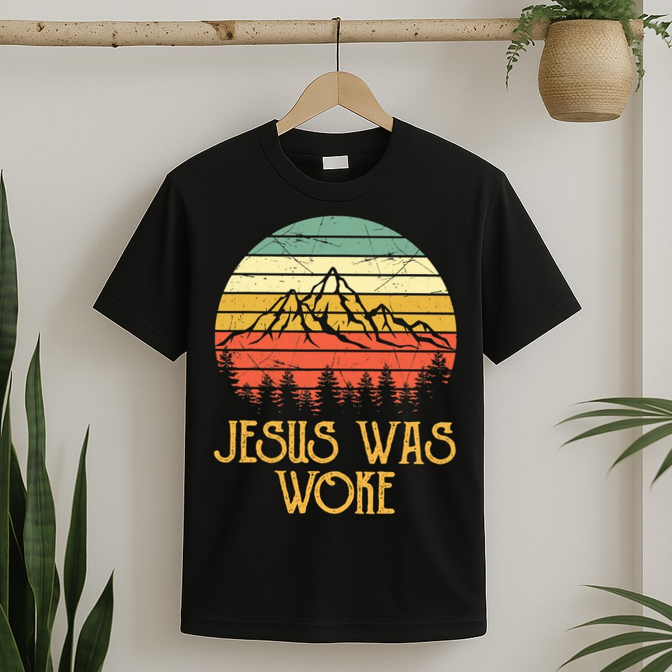Liberal Democrat Jesus Was Woke Christian T-Shirt