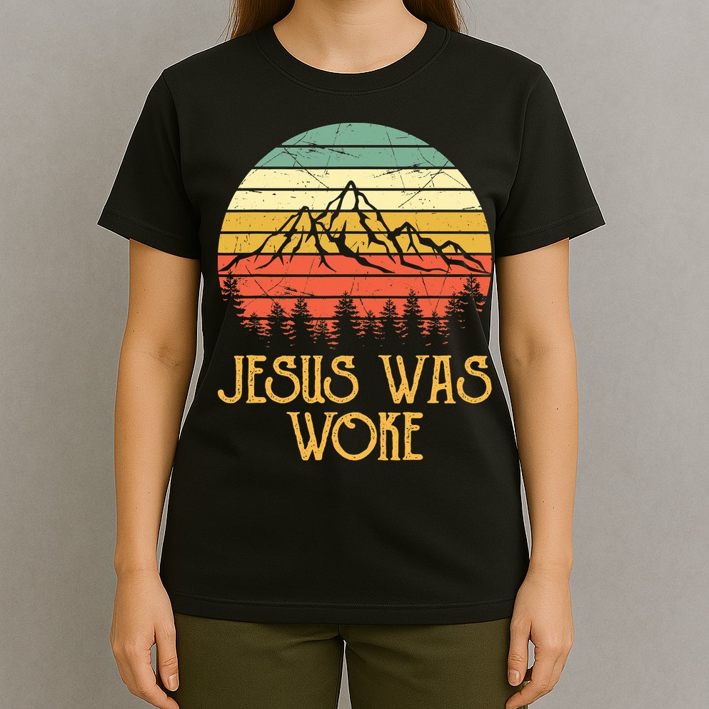 Liberal Democrat Jesus Was Woke Christian T-Shirt