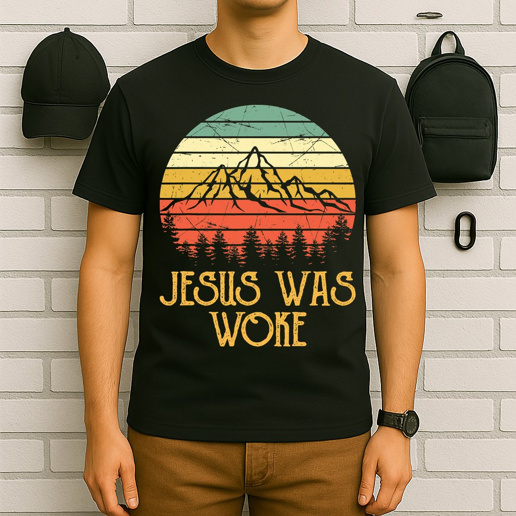 Liberal Democrat Jesus Was Woke Christian T-Shirt