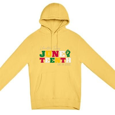 Liberation Day Juneteenth Commemoration Premium Pullover Hoodie