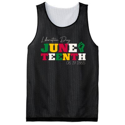 Liberation Day Juneteenth Commemoration Mesh Reversible Basketball Jersey Tank