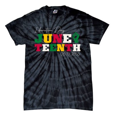 Liberation Day Juneteenth Commemoration Tie-Dye T-Shirt