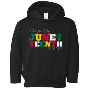 Liberation Day Juneteenth Commemoration Toddler Hoodie