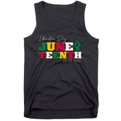 Liberation Day Juneteenth Commemoration Tank Top