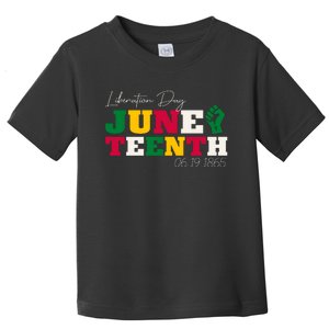 Liberation Day Juneteenth Commemoration Toddler T-Shirt