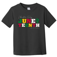 Liberation Day Juneteenth Commemoration Toddler T-Shirt