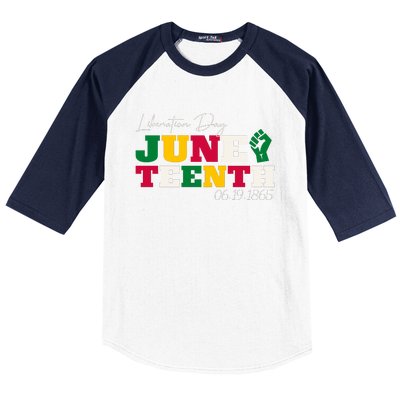 Liberation Day Juneteenth Commemoration Baseball Sleeve Shirt