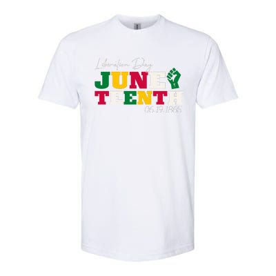 Liberation Day Juneteenth Commemoration Softstyle CVC T-Shirt