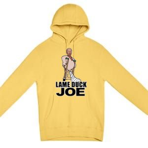 Lame Duck Joe Biden Funny Premium Pullover Hoodie