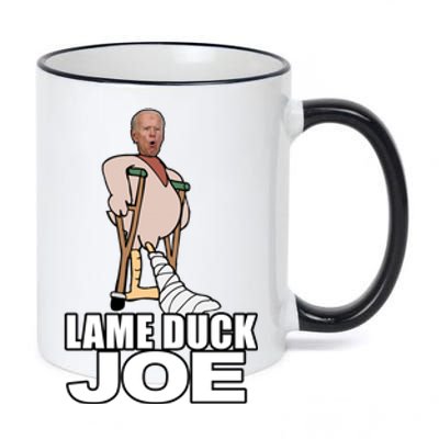 Lame Duck Joe Biden Funny 11oz Black Color Changing Mug