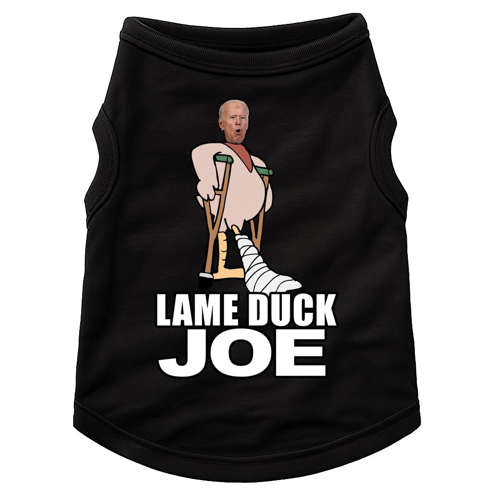 Lame Duck Joe Biden Funny Doggie Tank