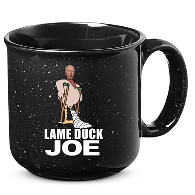 Lame Duck Joe Biden Funny 15oz Campfire Ceramic Mug