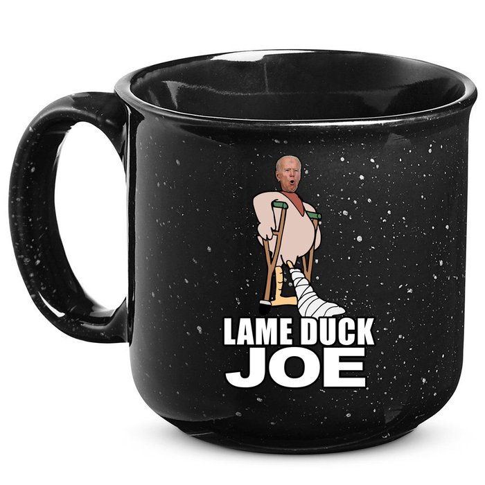 Lame Duck Joe Biden Funny 15oz Campfire Ceramic Mug