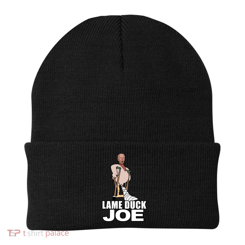 Lame Duck Joe Biden Funny Beanie