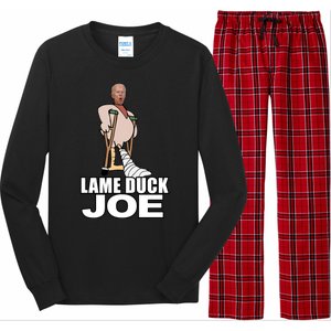 Lame Duck Joe Biden Funny Long Sleeve Pajama Set