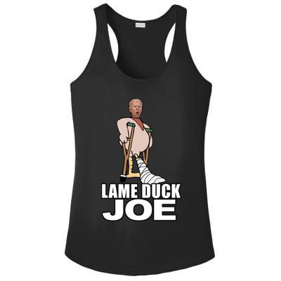 Lame Duck Joe Biden Funny Ladies PosiCharge Competitor Racerback Tank