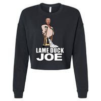 Lame Duck Joe Biden Funny Cropped Pullover Crew