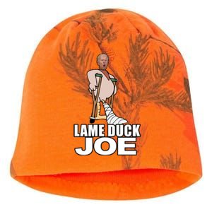 Lame Duck Joe Biden Funny Kati - Camo Knit Beanie