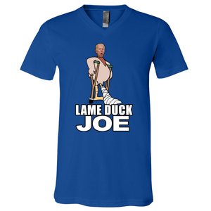 Lame Duck Joe Biden Funny V-Neck T-Shirt