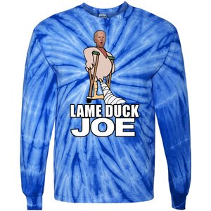 Lame Duck Joe Biden Funny Tie-Dye Long Sleeve Shirt