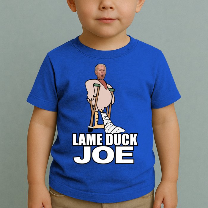 Lame Duck Joe Biden Funny Toddler T-Shirt