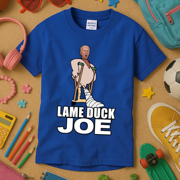 Lame Duck Joe Biden Funny Kids T-Shirt