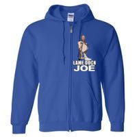 Lame Duck Joe Biden Funny Full Zip Hoodie