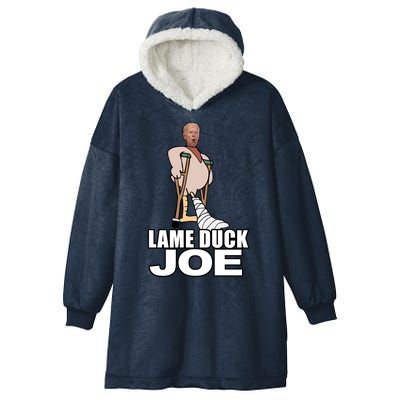 Lame Duck Joe Biden Funny Hooded Wearable Blanket