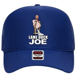 Lame Duck Joe Biden Funny High Crown Mesh Back Trucker Hat