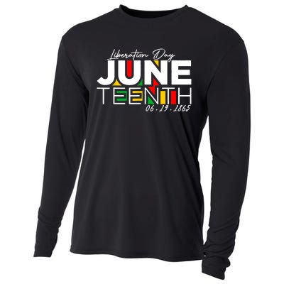 Liberation Day Juneteenth 6 19 1985 Cooling Performance Long Sleeve Crew