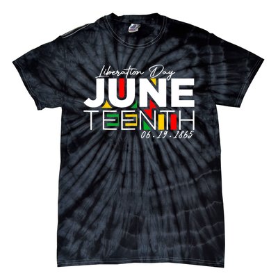 Liberation Day Juneteenth 6 19 1985 Tie-Dye T-Shirt