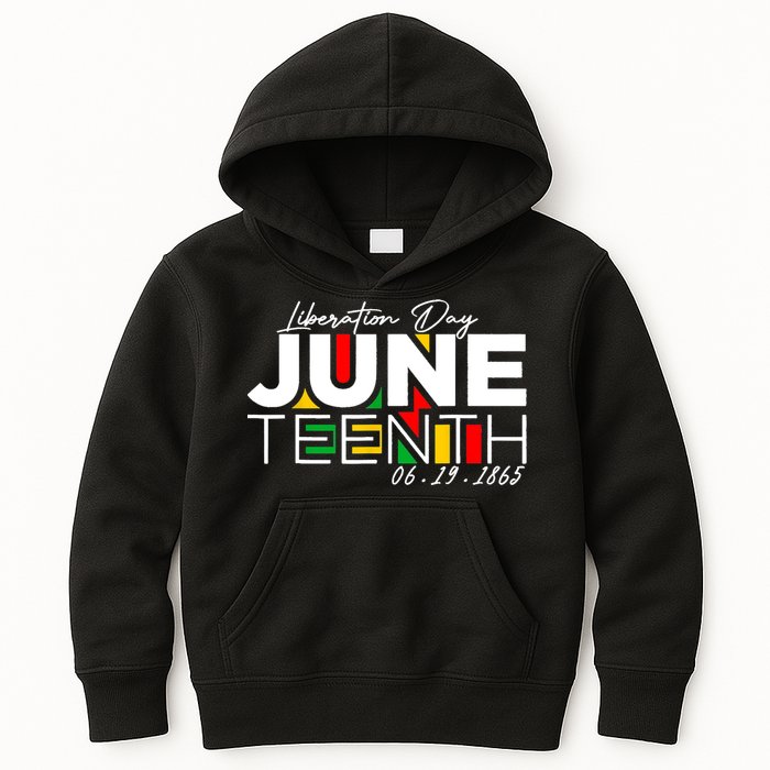 Liberation Day Juneteenth 6 19 1985 Kids Hoodie