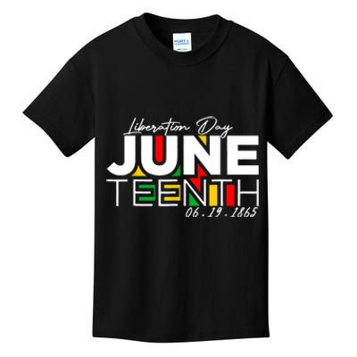 Liberation Day Juneteenth 6 19 1985 Kids T-Shirt