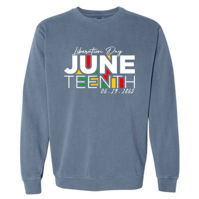 Liberation Day Juneteenth 6 19 1985 Garment-Dyed Sweatshirt