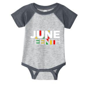 Liberation Day Juneteenth 6 19 1985 Infant Baby Jersey Bodysuit