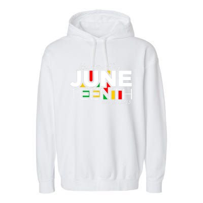 Liberation Day Juneteenth 6 19 1985 Garment-Dyed Fleece Hoodie