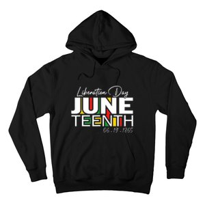 Liberation Day Juneteenth 1865 Black Freedom African Flag Gift African Pride Hoodie