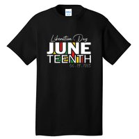 Liberation Day Juneteenth 1865 Black Freedom African Flag Gift African Pride Tall T-Shirt