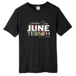 Liberation Day Juneteenth 1865 Black Freedom African Flag Gift African Pride Tall Fusion ChromaSoft Performance T-Shirt