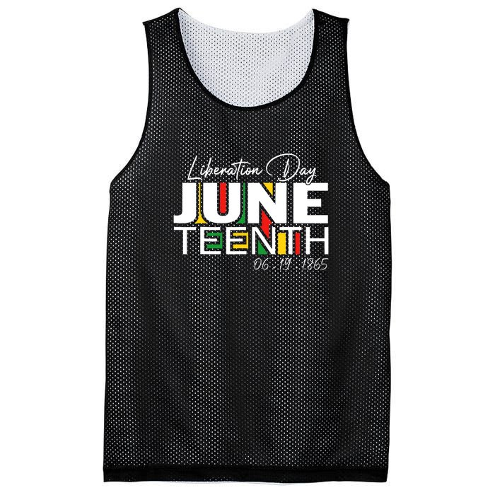 Liberation Day Juneteenth 1865 Black Freedom African Flag Gift African Pride Mesh Reversible Basketball Jersey Tank