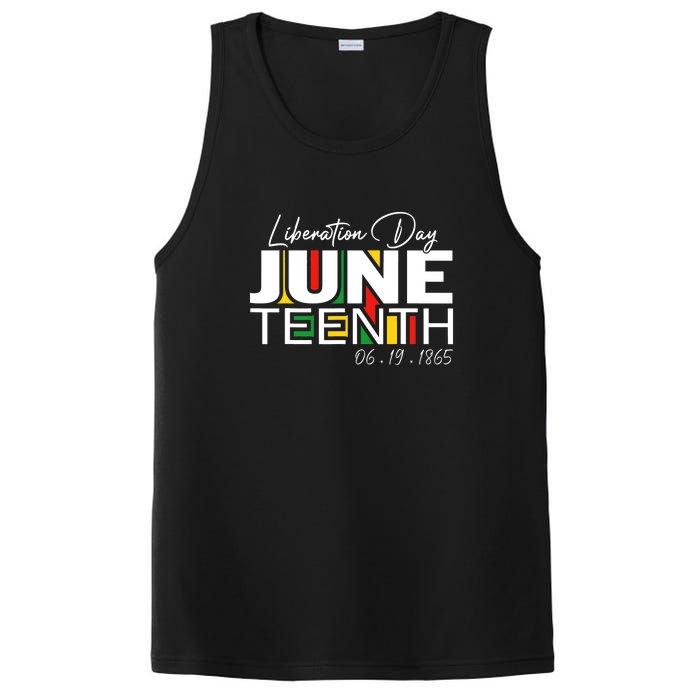 Liberation Day Juneteenth 1865 Black Freedom African Flag Gift African Pride PosiCharge Competitor Tank