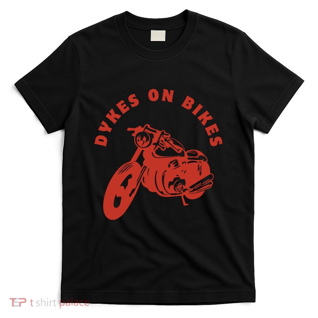 Lesbian D Kes On Bikes Lesbian History Pride T-Shirt