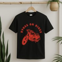 Lesbian D Kes On Bikes Lesbian History Pride T-Shirt