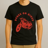 Lesbian D Kes On Bikes Lesbian History Pride T-Shirt