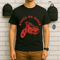 Lesbian D Kes On Bikes Lesbian History Pride T-Shirt
